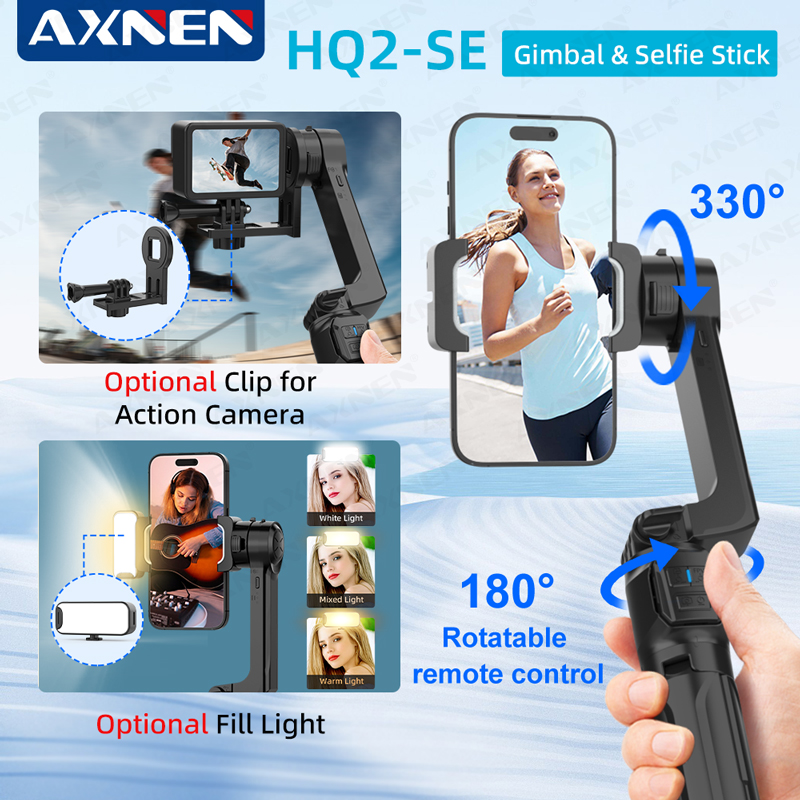 Drone Gimbal For Gopro - AXNEN HQ2-SE Stabilizator telefonu komórkowego Ręczny