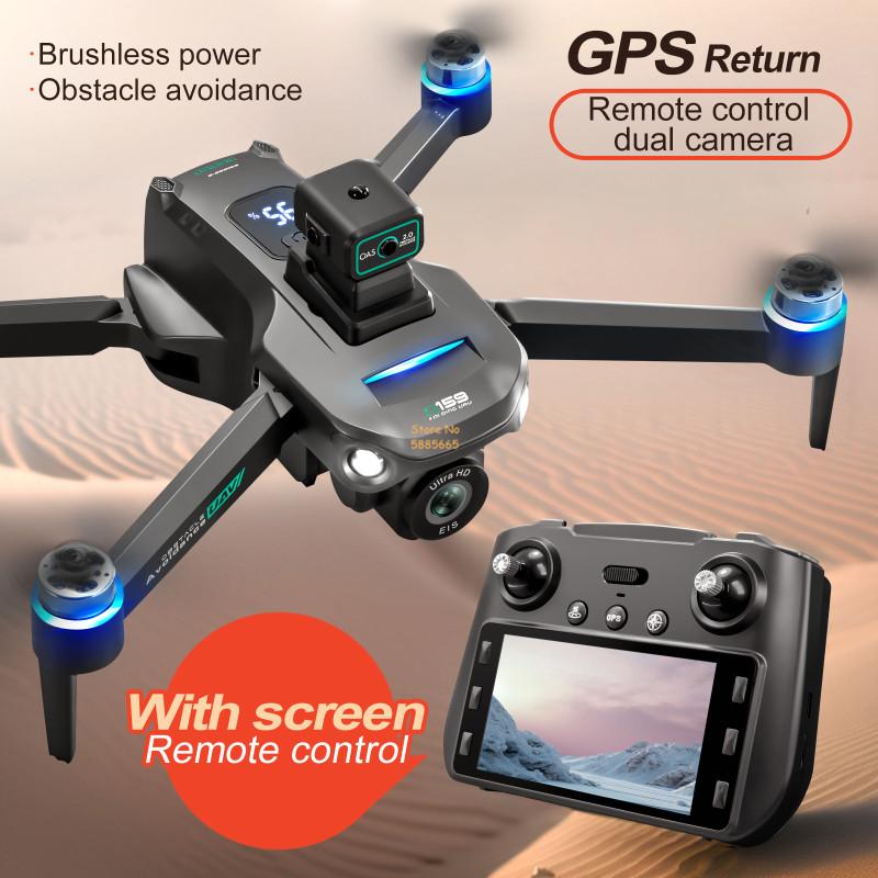 Drone Gimbal Brushless - Podwójna kamera 8K 5G WIFI FPV