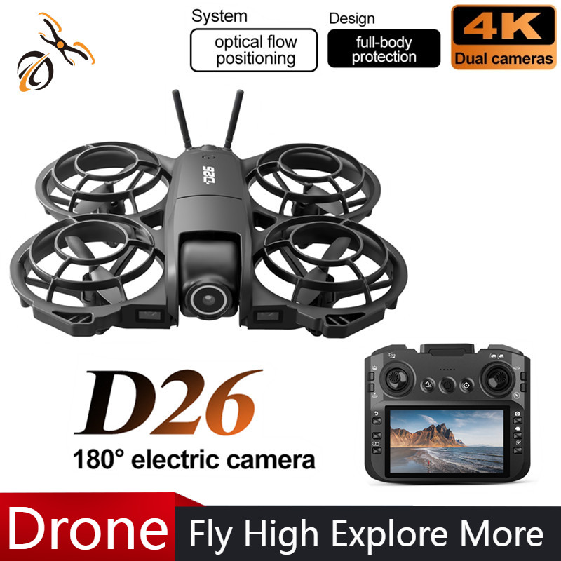 Drone Gimbal 2 Axis - Dron D26 4K Aerial HD 180