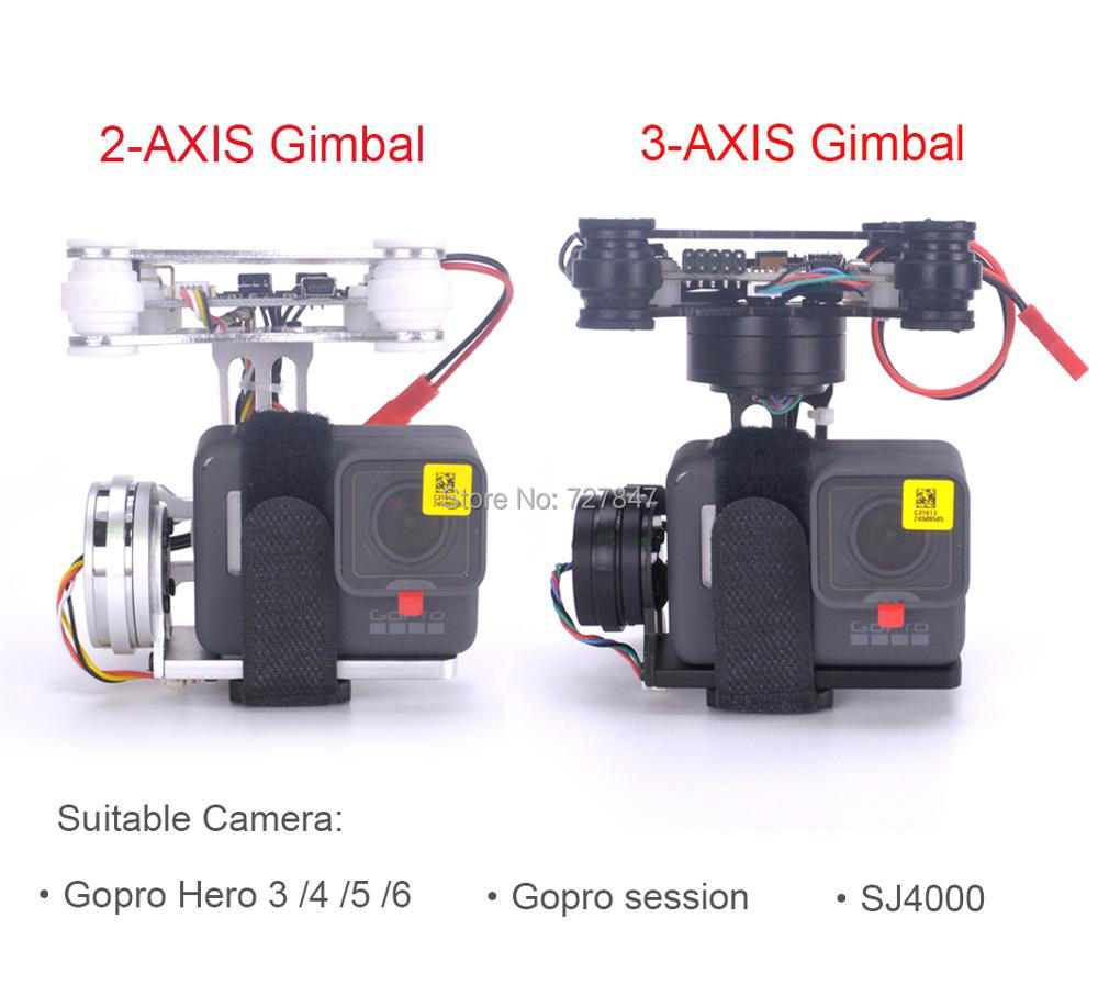 Drone Gimbal For Gopro Hero - RTF FPV 3-oś/lekki 2 osi bezszczotkowy
