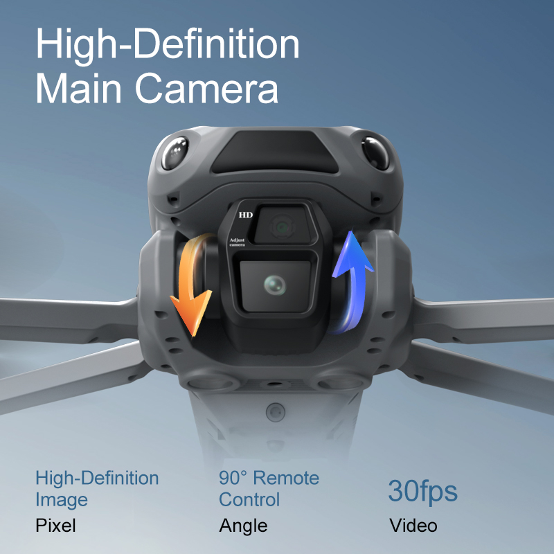 Zdjęcia lotnicze z drona LF682 – Drone Gimbal 3 Axis recenzja i cena