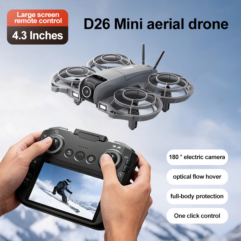 Dron D26 4K Aerial HD 180 °    – Drone Gimbal 2 Axis recenzja i cena