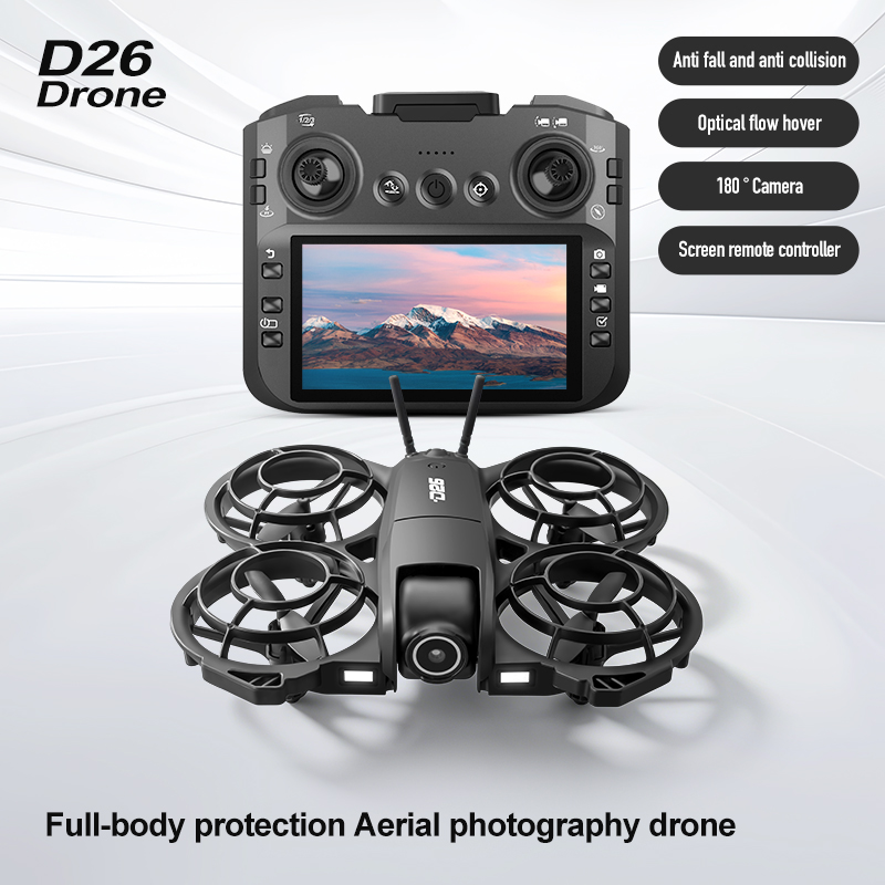 Dron D26 4K Aerial HD 180 °    – Drone Gimbal 2 Axis recenzja i cena