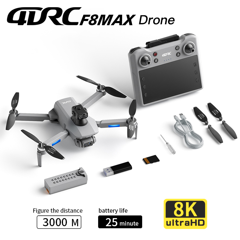 Dron F8 MAX GPS Profesjonalny  – Drone Gimbal Brushless recenzja i cena