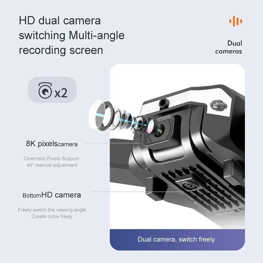 Dron G6 Pro z podwójną kamerą  – Drone Gimbal Brushless recenzja i cena