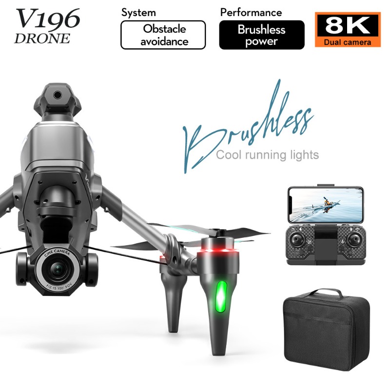 Dron 2025 V196 Automatyczne Un – Drone Gimbal 2 Axis recenzja i cena