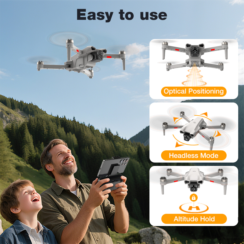NOWY Gorący Dron L017 Pro Bezs – Drone Gimbal 3 Axis recenzja i cena