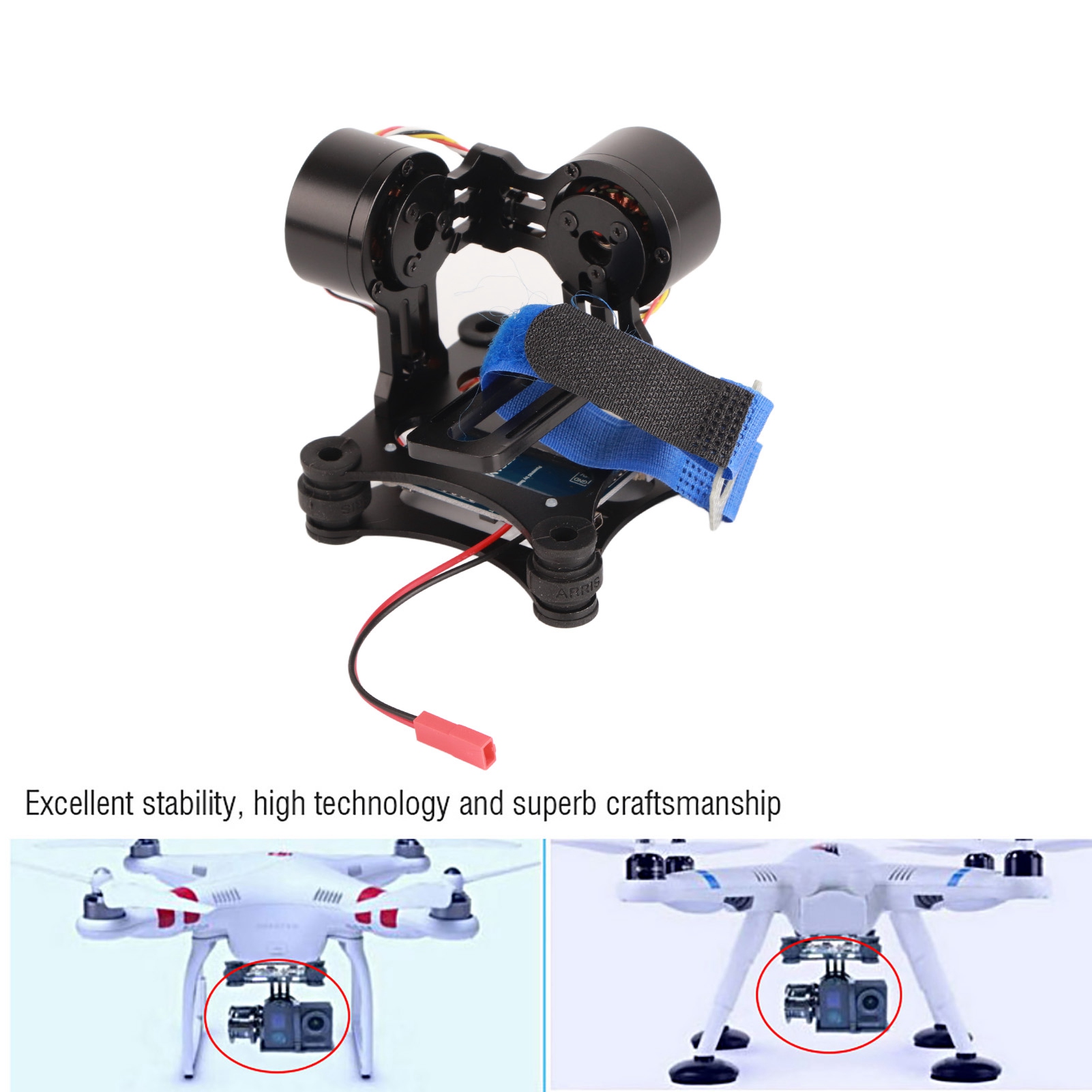 Bezszczotkowy gimbal do kamery – Drone Gimbal For Gopro recenzja i cena