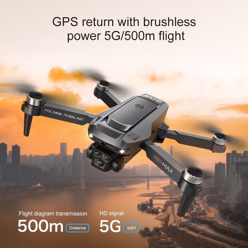 Dron K811MAX Quadcopter: Bezsz – Drone Gimbal Brushless recenzja i cena