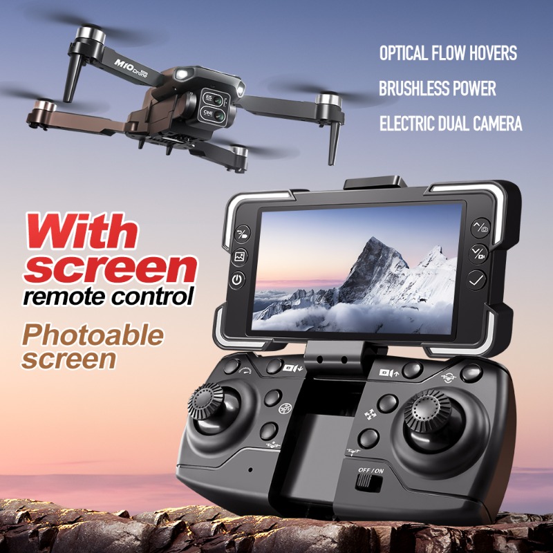 Dron z kamerą M10, pilot zdaln – Drone Gimbal 2 Axis recenzja i cena